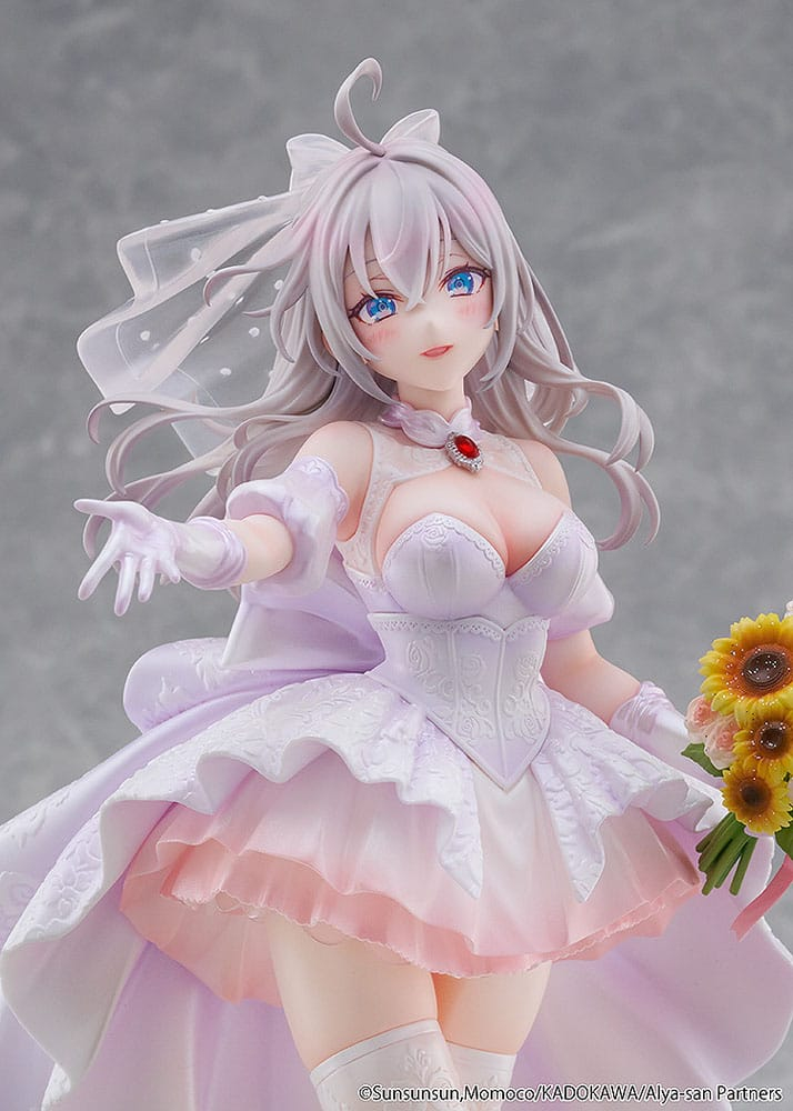 Alya Sometimes Hides Her Feelings in Russian Statue 1/7 Alisa Mikhailovna Kujou Wedding Dress Ver. 24 cm [10]