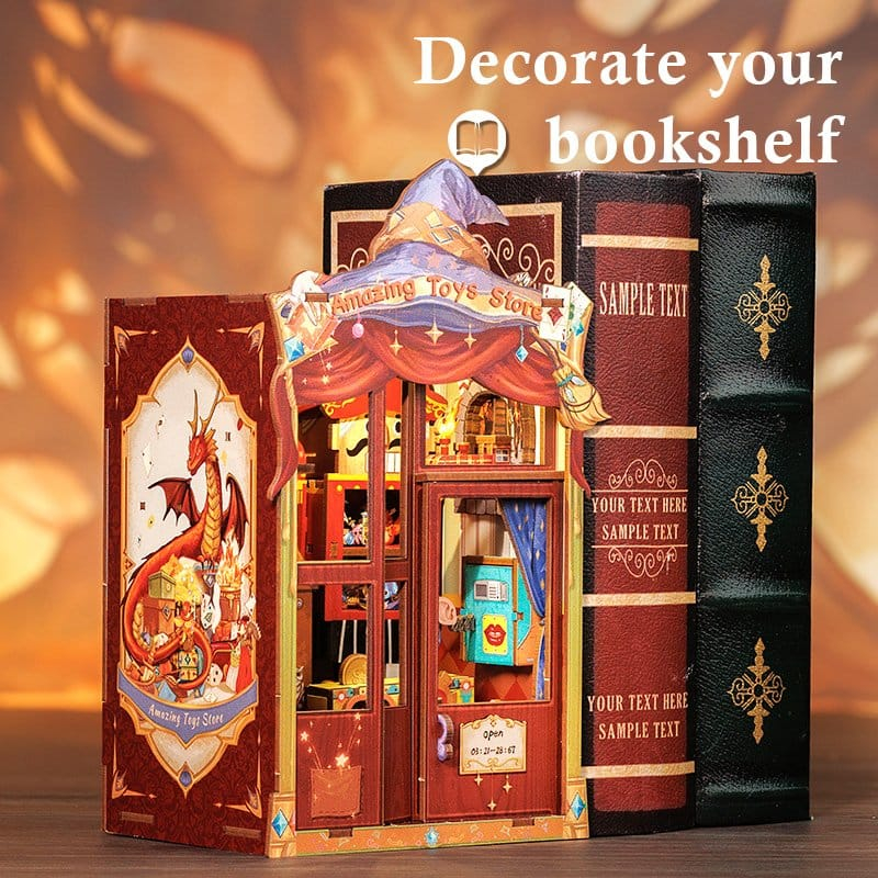 Amazing Toys Store - DIY Book Nook Kit cu LED [8]