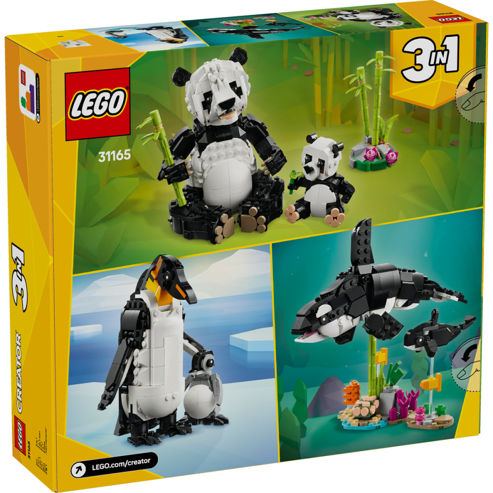 LEGO Creator 3 în 1 Animale sălbatice: Familia de urşi panda 31165 [3]