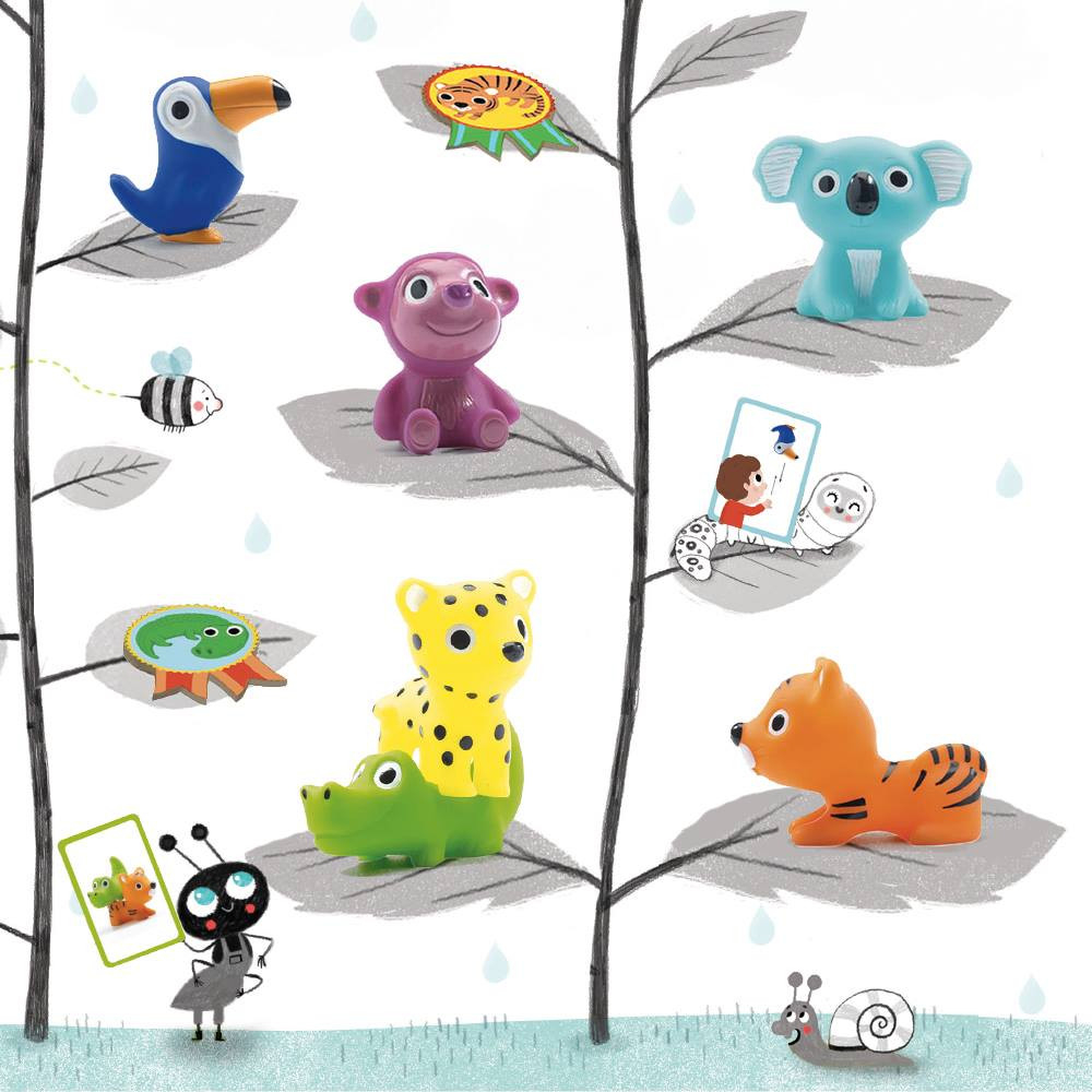 Animalute din silicon Troopo savana, Djeco [3]