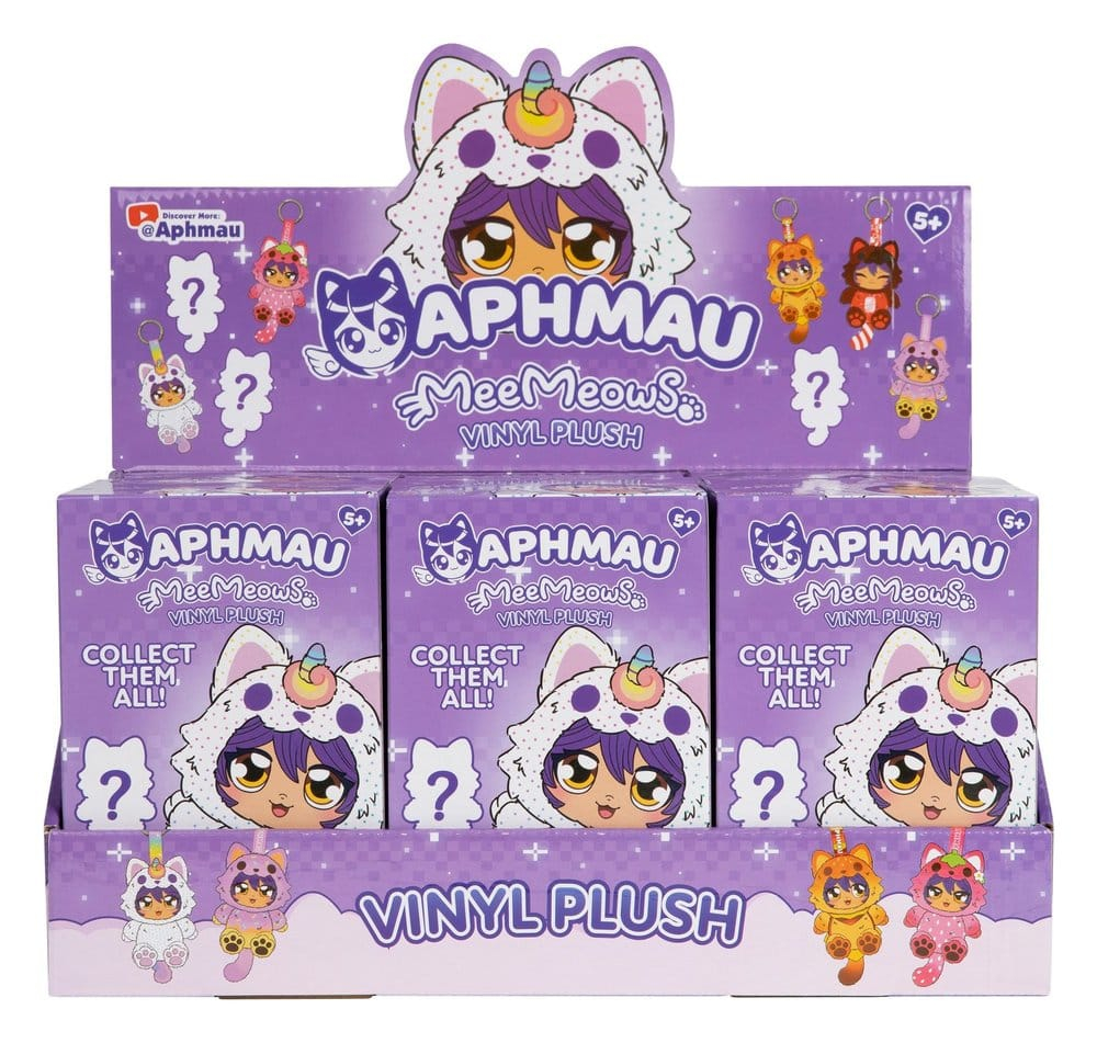 Aphmau Vinyl Plush Bag Charm Blind Box Display (6) [2]