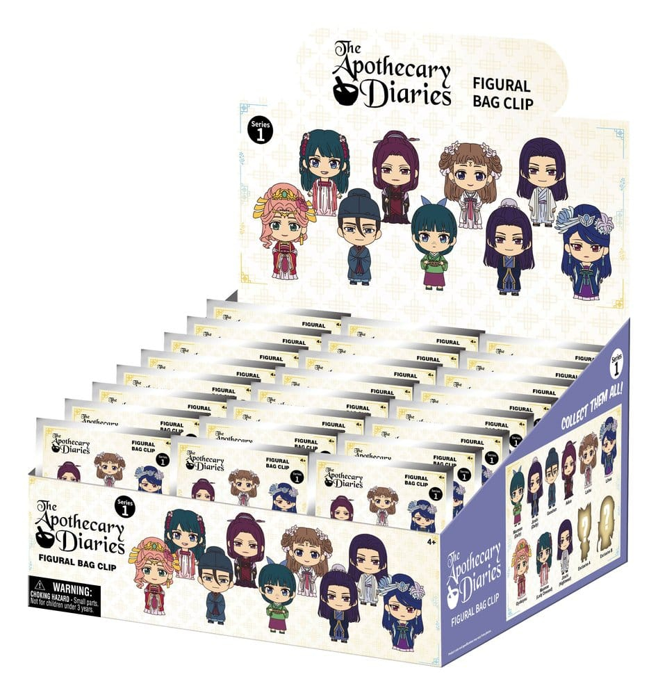 Apothecary Diaries 3D PVC Bag Clips Series 1 Display (24) [3]