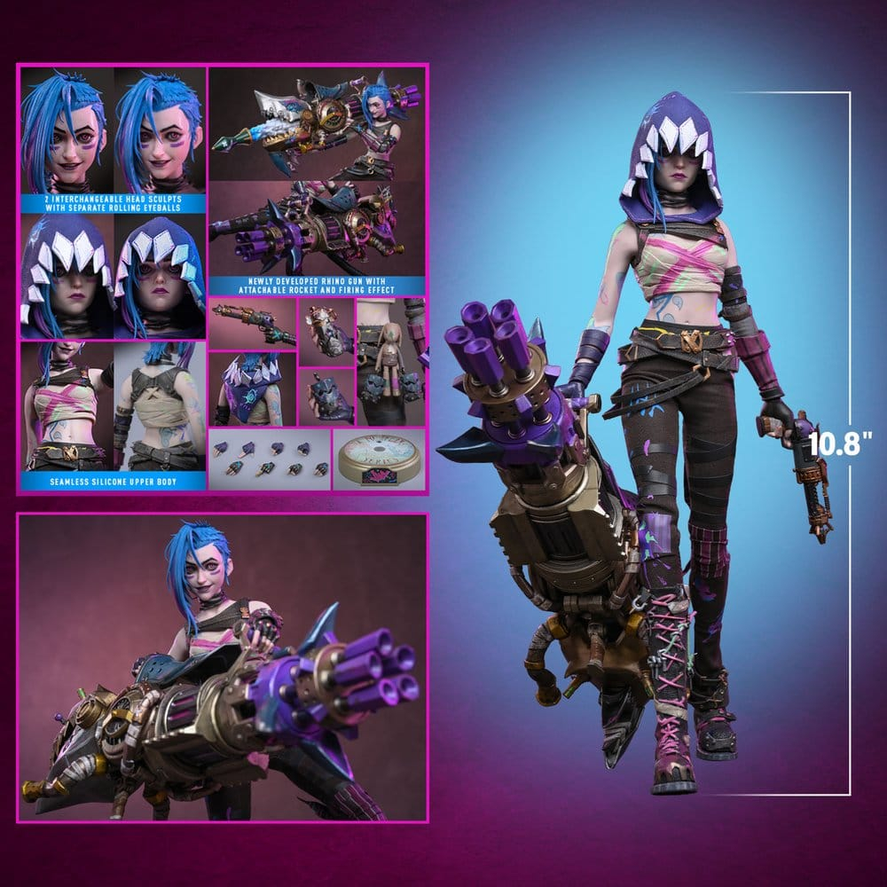 Arcane Action Figure 1/6 Fractured Jinx 28 cm [22]
