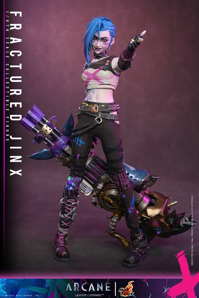 Arcane Action Figure 1/6 Fractured Jinx 28 cm [14]