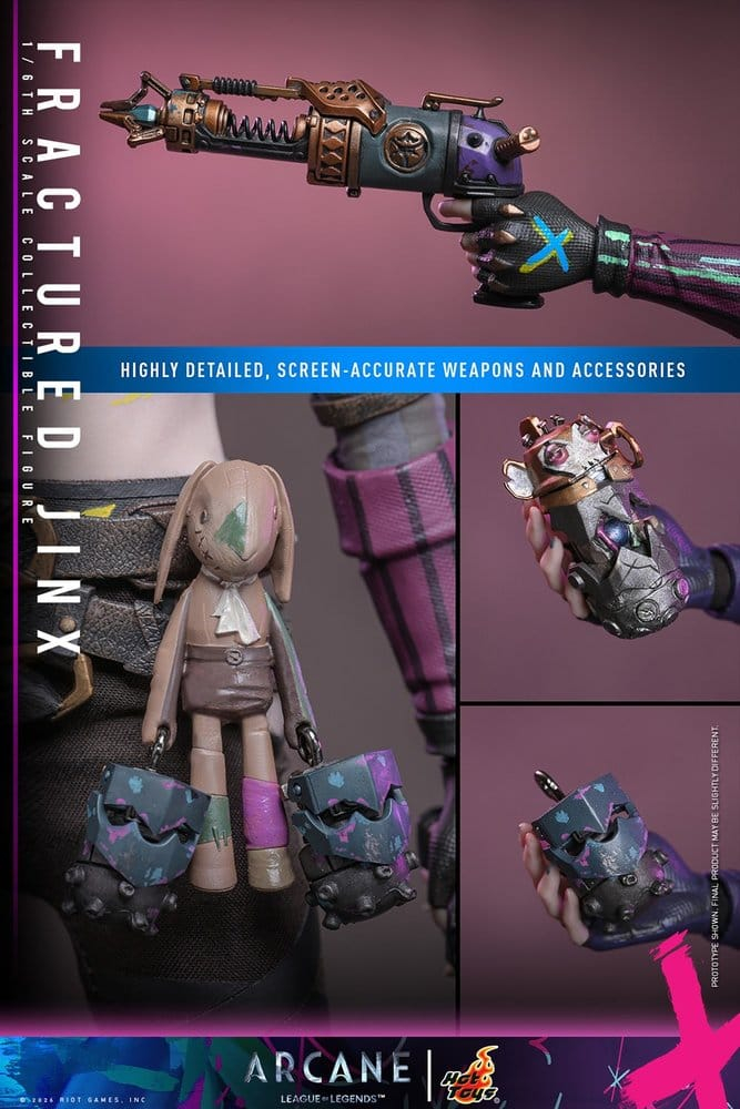 Arcane Action Figure 1/6 Fractured Jinx 28 cm [19]