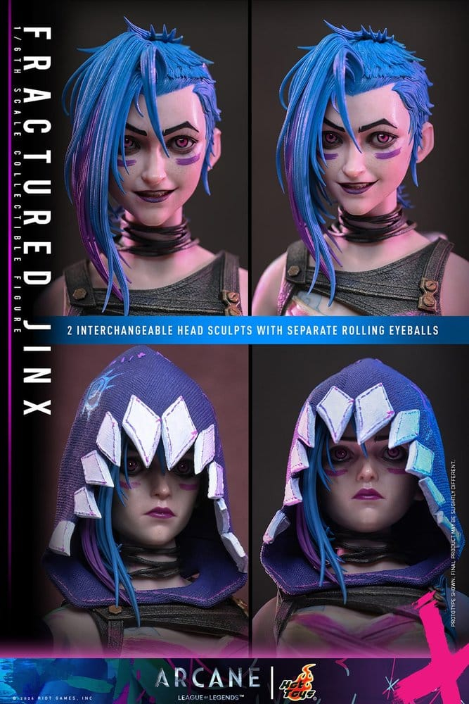 Arcane Action Figure 1/6 Fractured Jinx 28 cm [17]