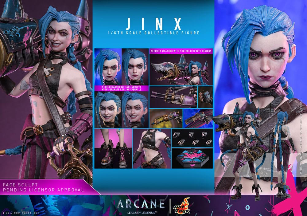 Arcane Action Figure 1/6 Jinx 27 cm [16]