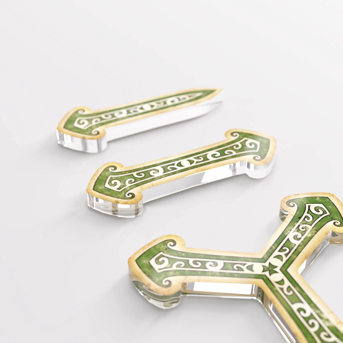 Arkham Horror Connector Tokens Set Acril [4]