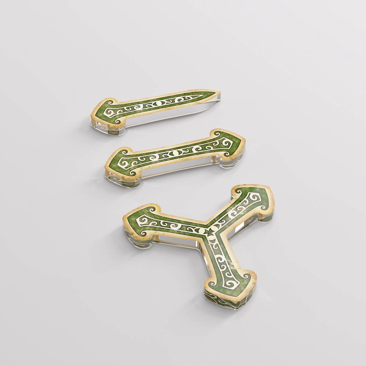 Arkham Horror Connector Tokens Set Acril [3]