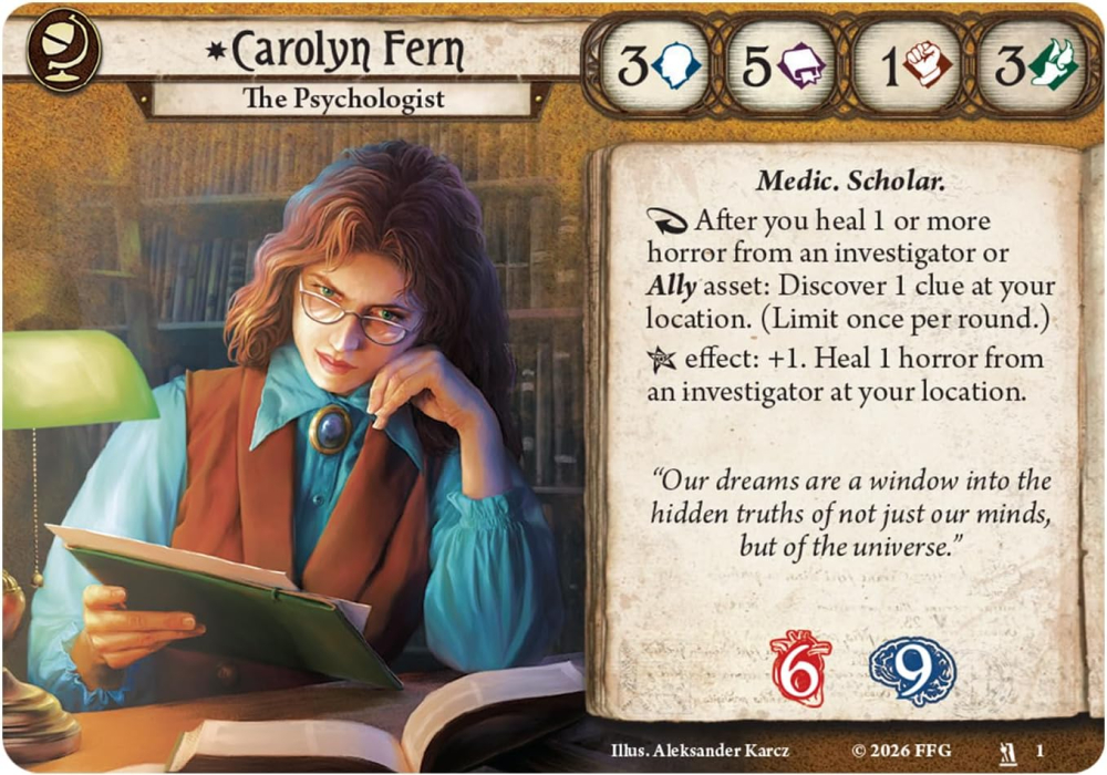 Arkham Horror LCG Carolyn Fern Investigator Deck Seeker [3]