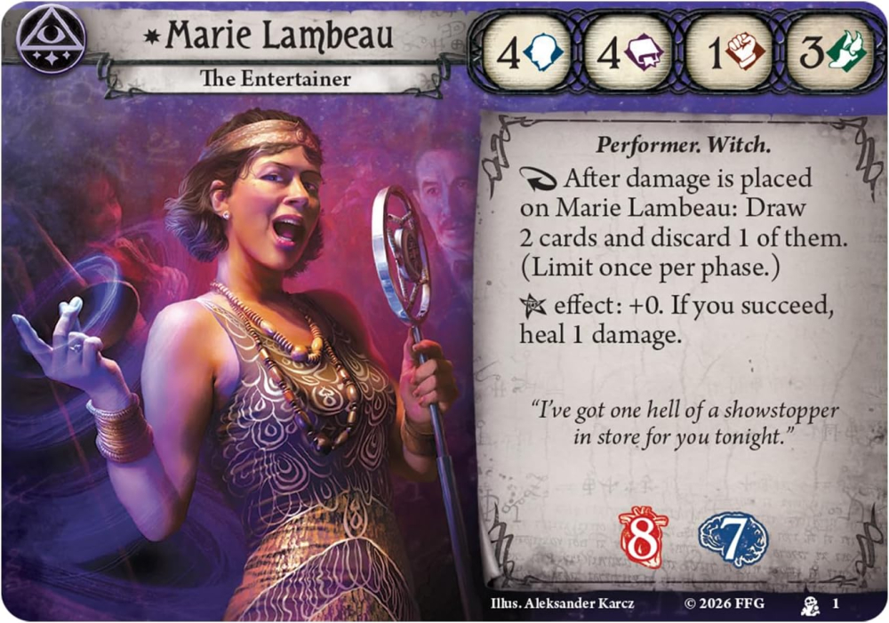 Arkham Horror LCG Marie Lambeau Investigator Deck Mystic [3]