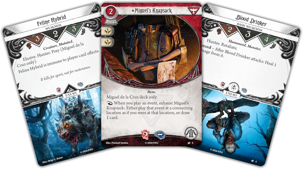 Arkham Horror LCG Miguel de la Cruz Investigator Deck Survivor [4]