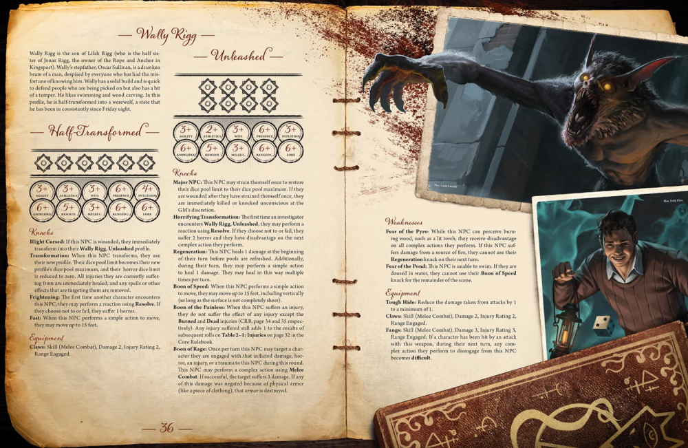 Arkham Horror RPG Kingsport Mysteries - Carte Aventuri Engleza [3]