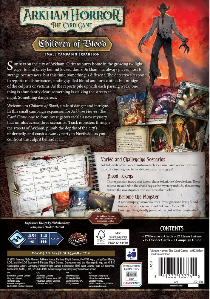 Arkham Horror: The Card Game - Children of Blood Campaign Expansion [2]