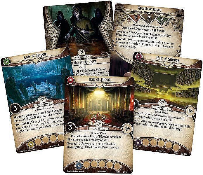 Arkham Horror: The Card Game – The Lair of Dagon: Mythos Pack [3]