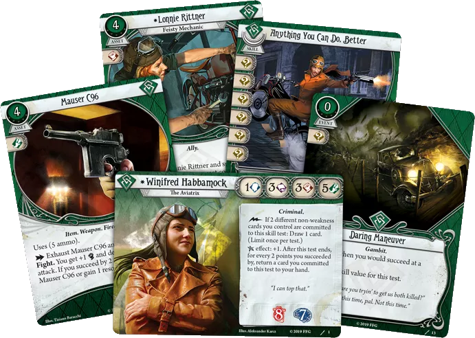 Arkham Horror: The Card Game –Winifred Habbamock: Investigator Starter Deck [2]