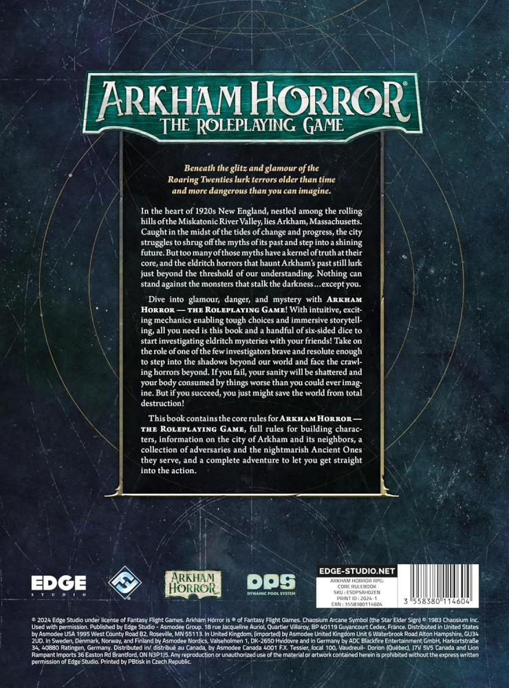 Arkham Horror: The Roleplaying Game – Rulebook Hardcover [2]