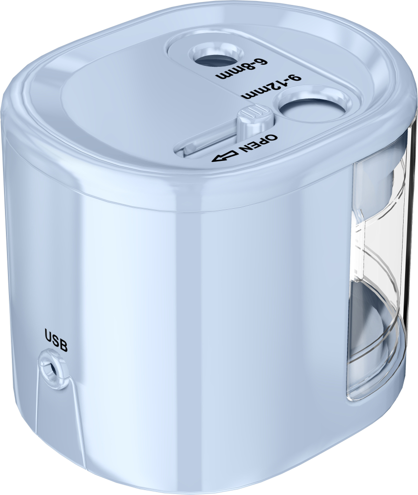 Ascutitoare Electrica Dubla PS12-USB Bleu Ciel [2]