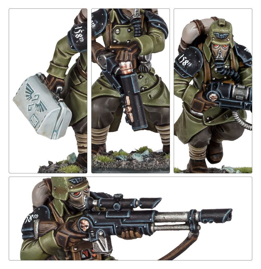 Astra Militarum Death Korps of Krieg Warhammer 40K Set 10 Miniaturi [4]
