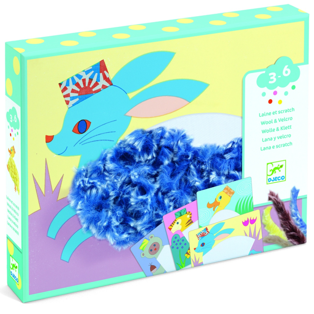 Atelier creativ Animalute cu caciulite, Djeco [1]