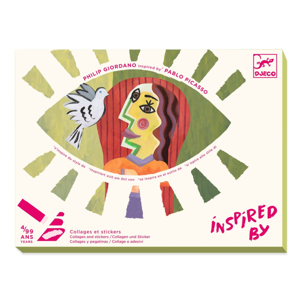 Atelier creativ Cap patrat Inspired by Picasso, Djeco [1]