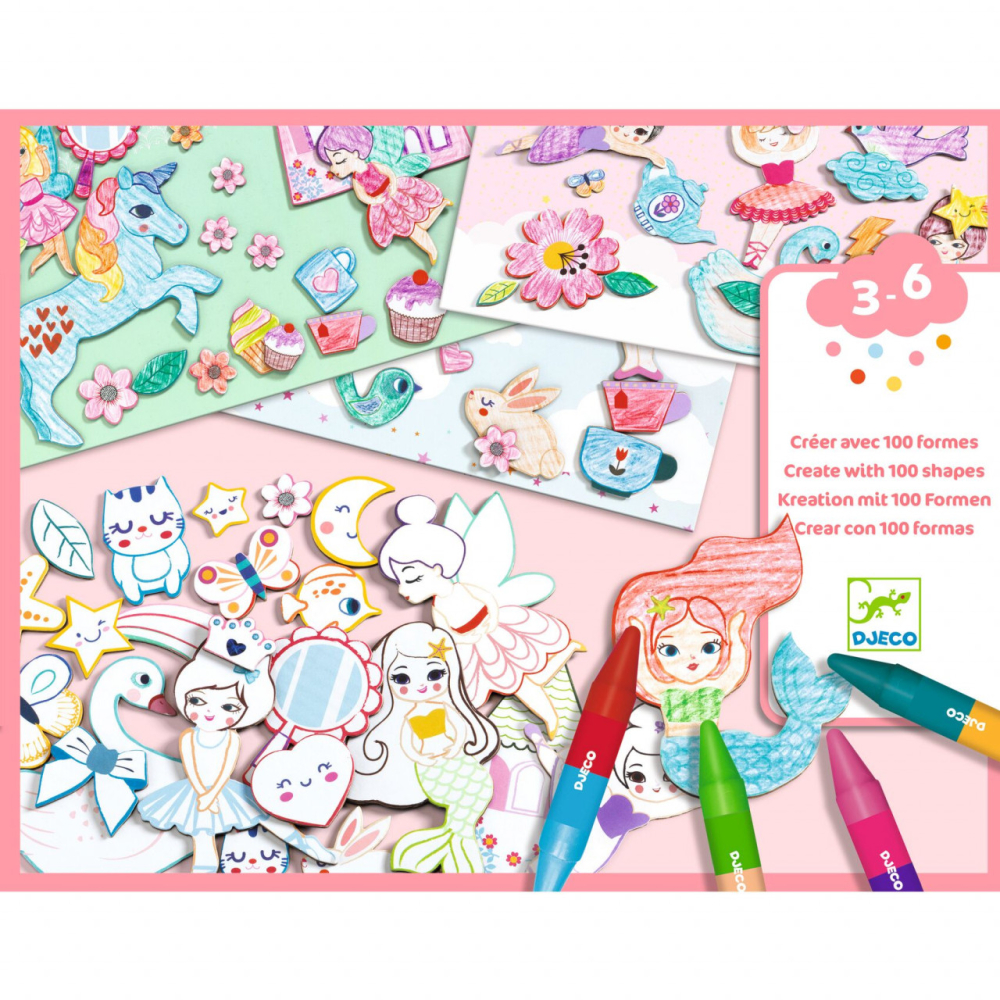 Atelier creativ O lume pentru fete, Djeco [2]