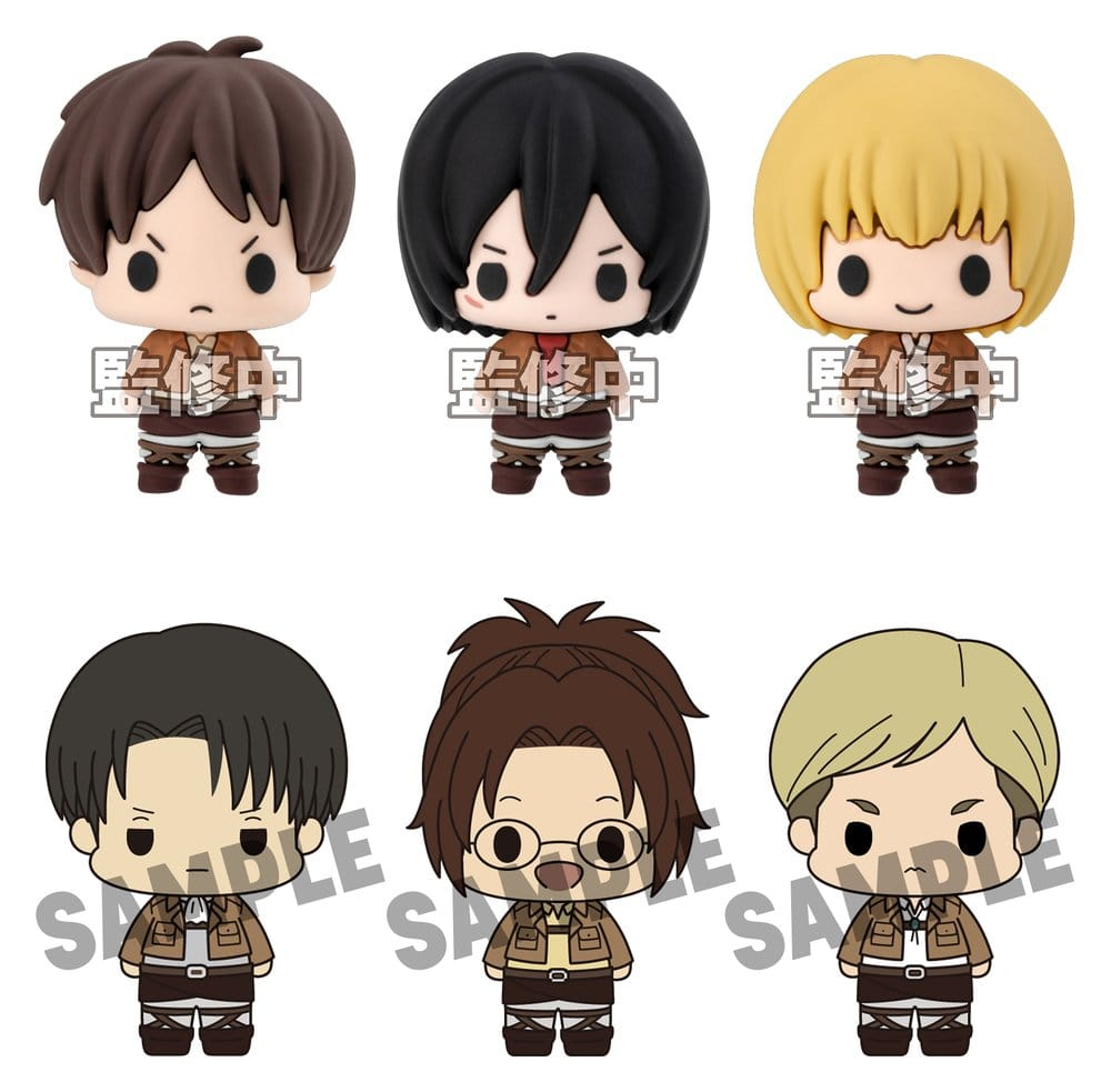 Attack on Titan Chokorin Collection Mini Figures 5 cm Blind Box Display (6) [7]