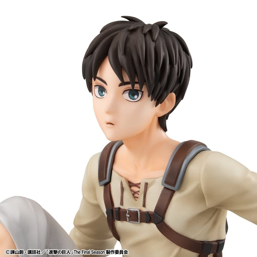 Attack on Titan G.E.M. Series PVC Figures 2-Pack Eren Yeager & Squad Captain Levi Palm Size [8]