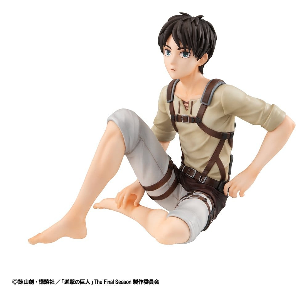 Attack on Titan G.E.M. Series PVC Figures 2-Pack Eren Yeager & Squad Captain Levi Palm Size [2]