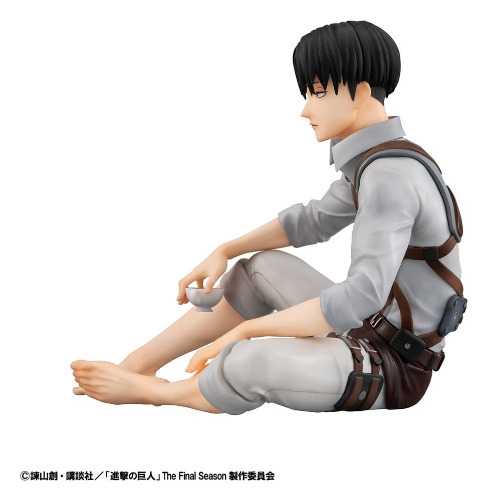 Attack on Titan G.E.M. Series PVC Figures 2-Pack Eren Yeager & Squad Captain Levi Palm Size [13]