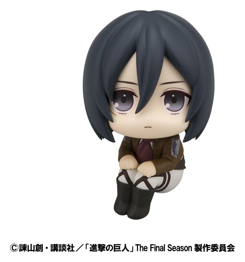 Attack on Titan Look Up PVC Statues Levi Cleaning up Ver. & Mikasa Ackerman (with gift) 11 cm [3]