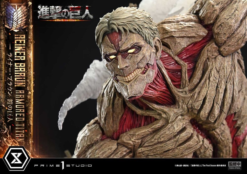 Attack on Titan (TV animation) Ultimate Diorama Masterline Statue Reiner Braun Armored Titan Bonus Version 75 cm [13]