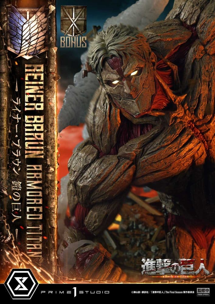 Attack on Titan (TV animation) Ultimate Diorama Masterline Statue Reiner Braun Armored Titan Bonus Version 75 cm [3]