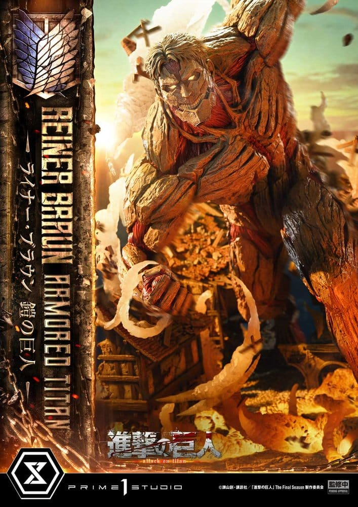 Attack on Titan (TV animation) Ultimate Diorama Masterline Statue Reiner Braun Armored Titan Bonus Version 75 cm [6]
