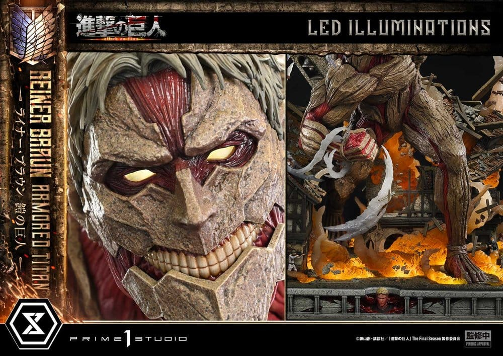 Attack on Titan (TV animation) Ultimate Diorama Masterline Statue Reiner Braun Armored Titan Bonus Version 75 cm [8]