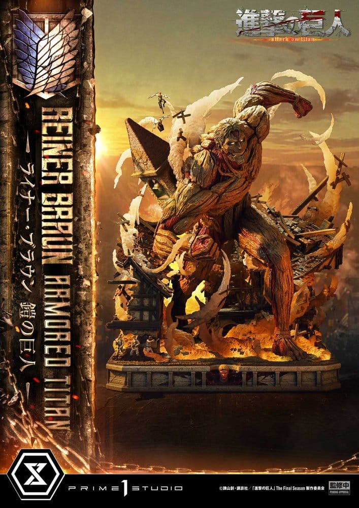 Attack on Titan (TV animation) Ultimate Diorama Masterline Statue Reiner Braun Armored Titan Bonus Version 75 cm [5]