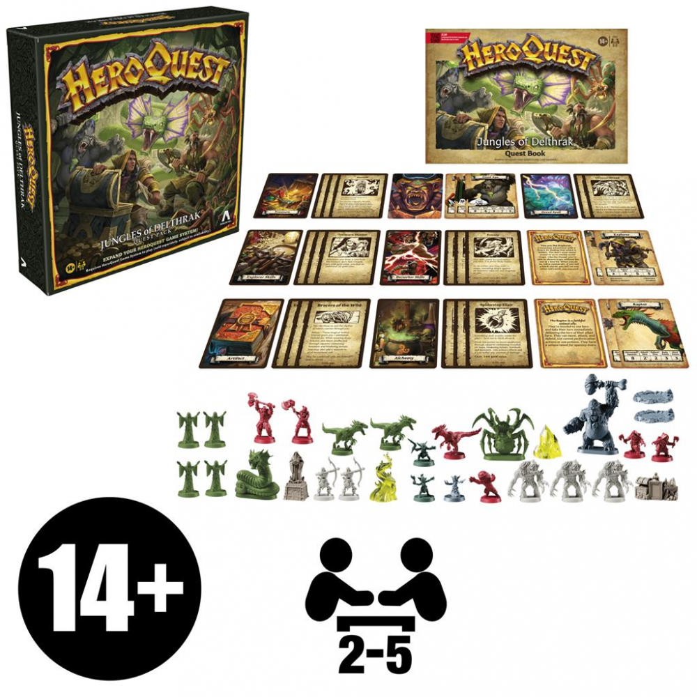 Avalon Hill HeroQuest Jungles of Delthrak Quest Pack [2]