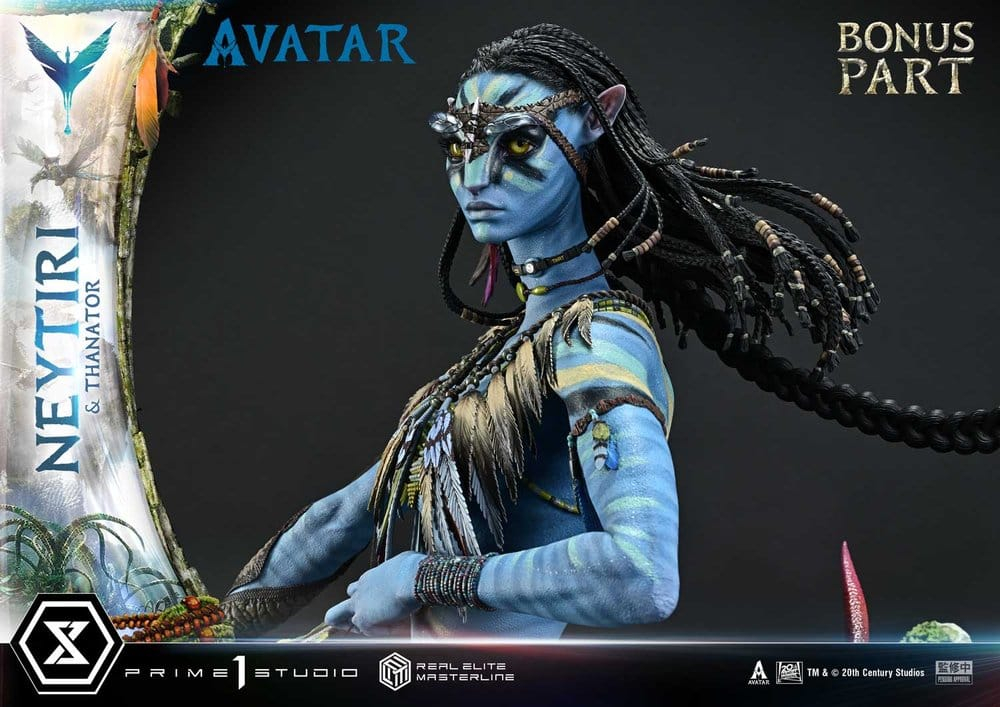 Avatar (Film) Real Elite Masterline Series Statue 1/4 Neytiri & Thanator Deluxe Bonus Version 75 cm [21]