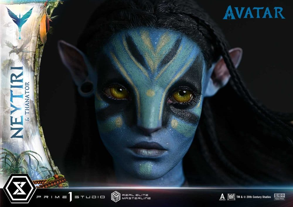 Avatar (Film) Real Elite Masterline Series Statue 1/4 Neytiri & Thanator Deluxe Bonus Version 75 cm [9]