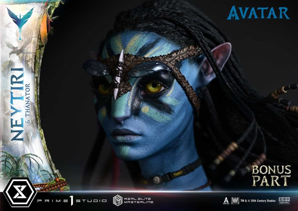 Avatar (Film) Real Elite Masterline Series Statue 1/4 Neytiri & Thanator Deluxe Bonus Version 75 cm [18]