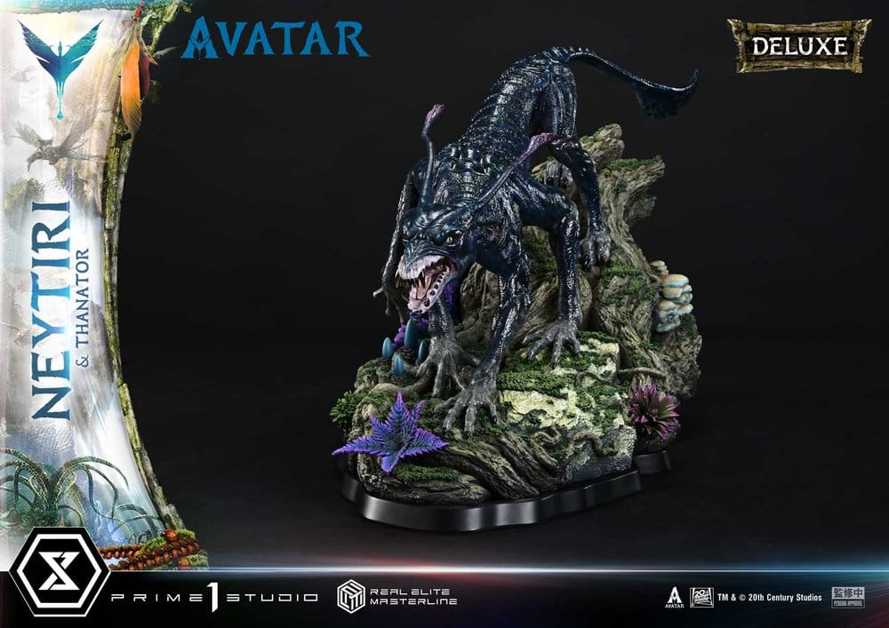 Avatar (Film) Real Elite Masterline Series Statue 1/4 Neytiri & Thanator Deluxe Bonus Version 75 cm [5]