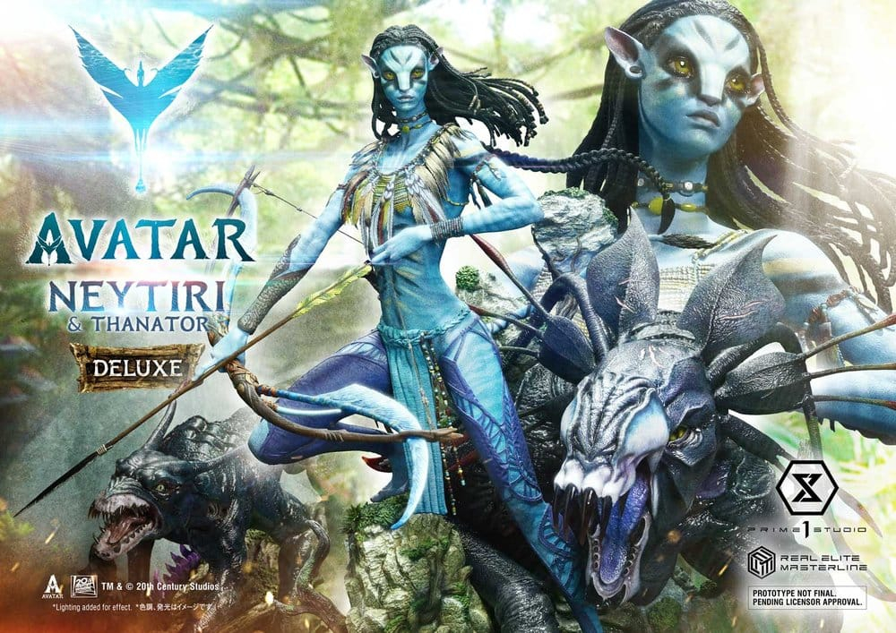 Avatar (Film) Real Elite Masterline Series Statue 1/4 Neytiri & Thanator Deluxe Bonus Version 75 cm [2]