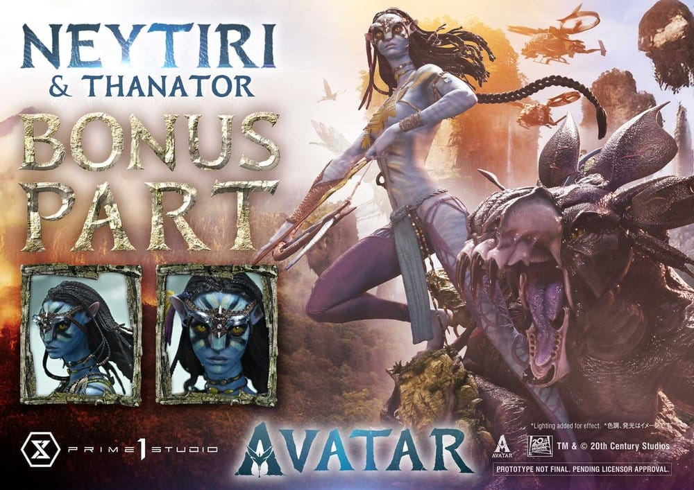 Avatar (Film) Real Elite Masterline Series Statue 1/4 Neytiri & Thanator Deluxe Bonus Version 75 cm [3]