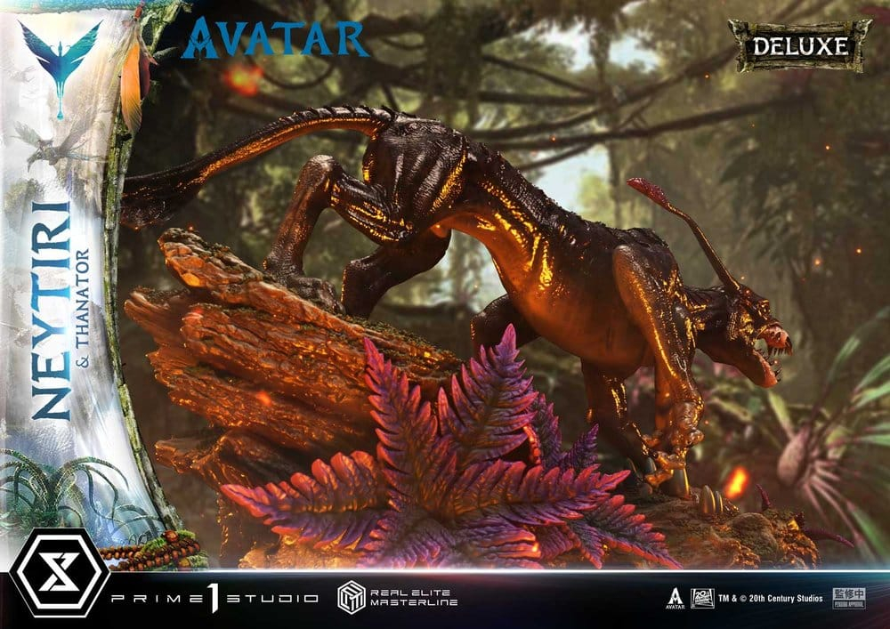 Avatar (Film) Real Elite Masterline Series Statue 1/4 Neytiri & Thanator Deluxe Version 75 cm [14]