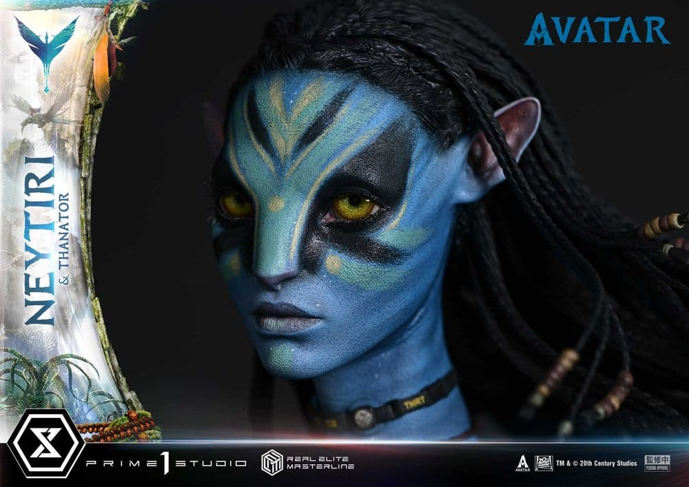 Avatar (Film) Real Elite Masterline Series Statue 1/4 Neytiri & Thanator Deluxe Version 75 cm [19]
