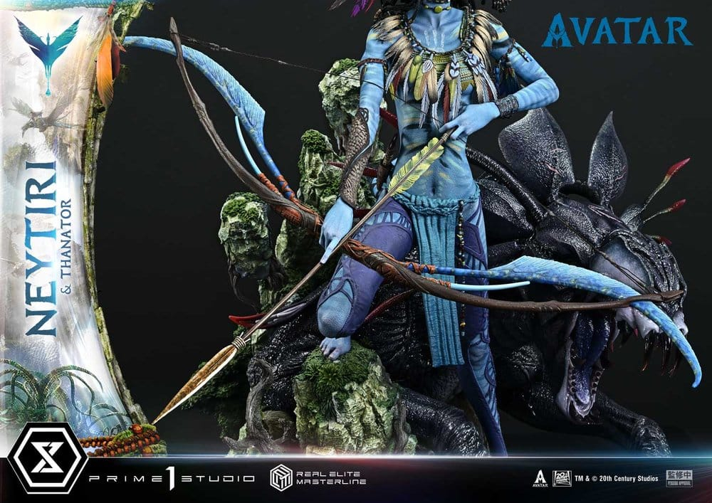 Avatar (Film) Real Elite Masterline Series Statue 1/4 Neytiri & Thanator Deluxe Version 75 cm [21]