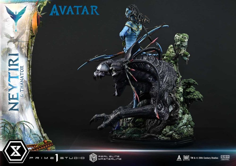 Avatar (Film) Real Elite Masterline Series Statue 1/4 Neytiri & Thanator Deluxe Version 75 cm [10]