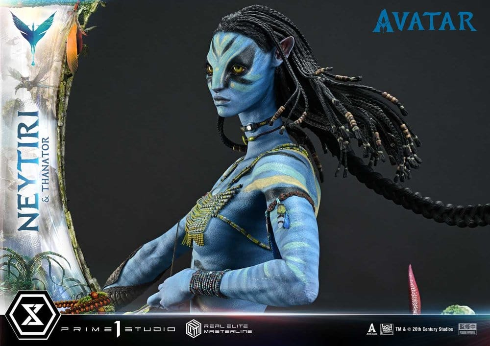 Avatar (Film) Real Elite Masterline Series Statue 1/4 Neytiri & Thanator Deluxe Version 75 cm [17]