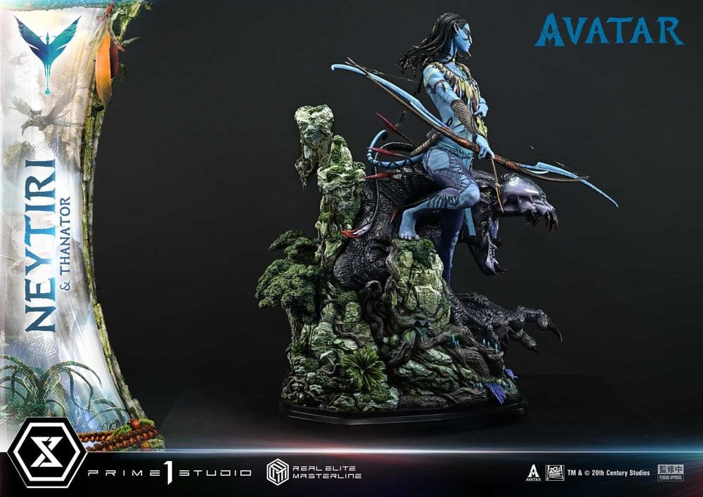 Avatar (Film) Real Elite Masterline Series Statue 1/4 Neytiri & Thanator Deluxe Version 75 cm [8]