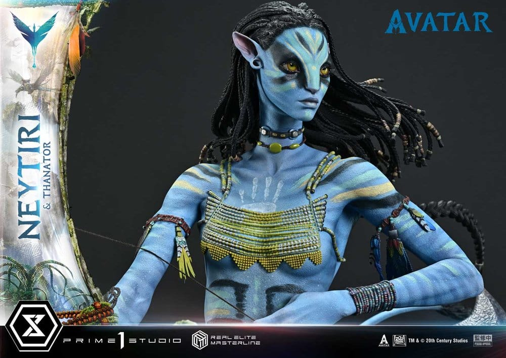 Avatar (Film) Real Elite Masterline Series Statue 1/4 Neytiri & Thanator Deluxe Version 75 cm [16]